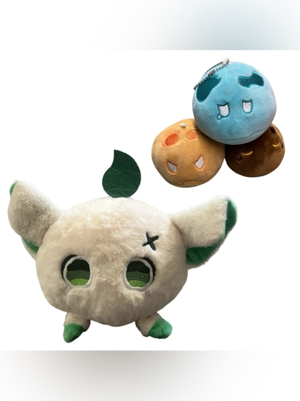 Genshin Impact Nahida Plush Cry Cat & Slimed Stuffed Toy Anemo Hydro Geo Slime